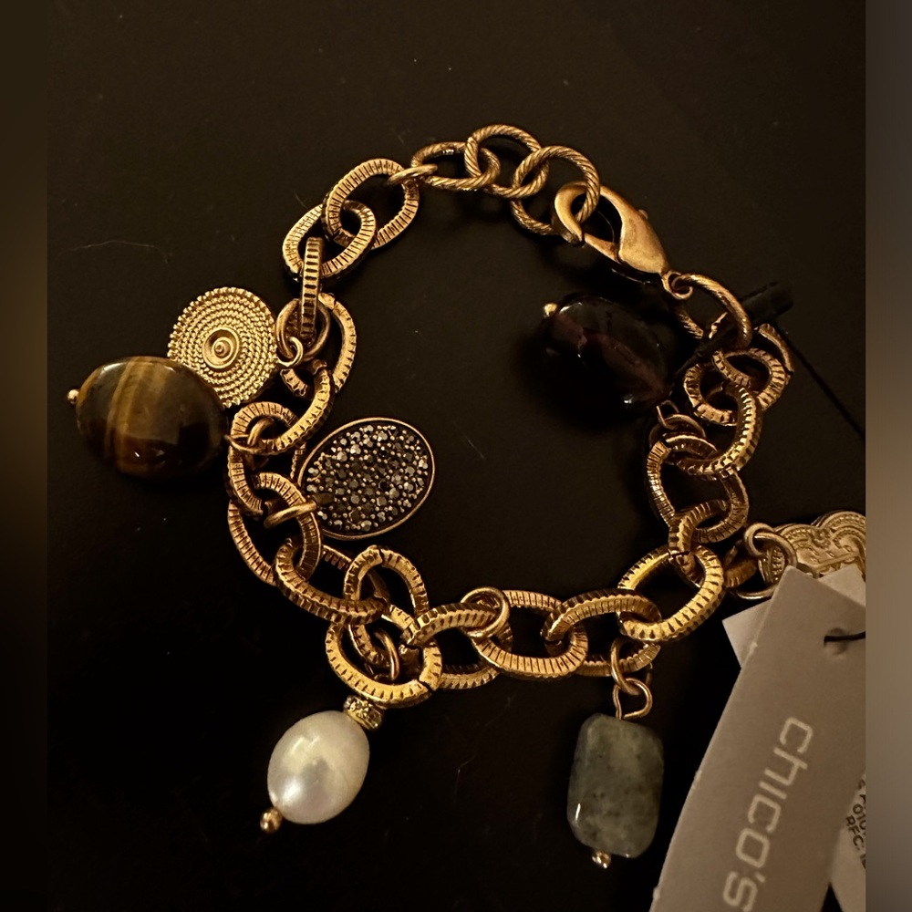 NWT Chico’s charm bracelet